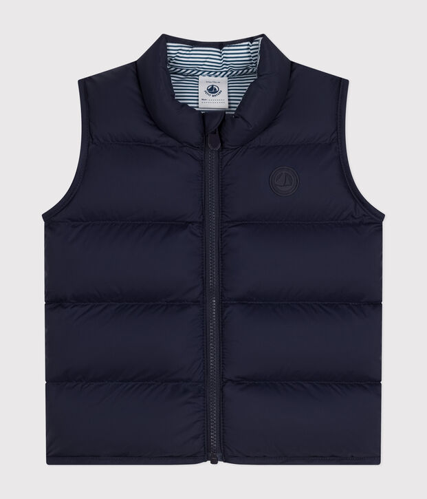 Doudoune sans manches matelass&eacute;e b&eacute;b&eacute; bleu marine