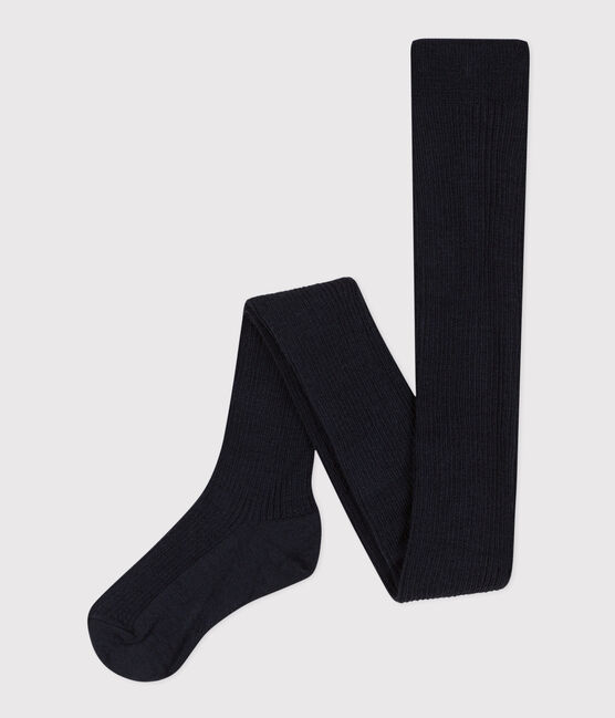 Wollen kousenbroek voor meisjes blauw SMOKING