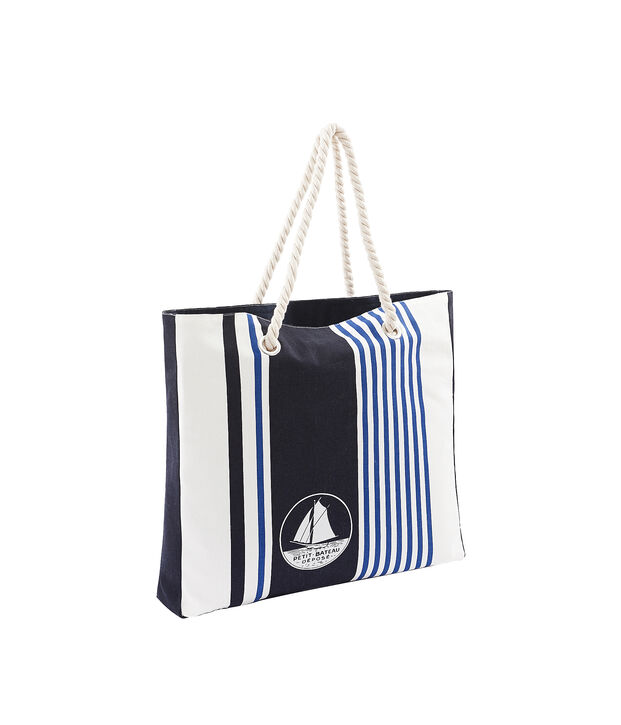 Sac de plage blanc/multicouleur