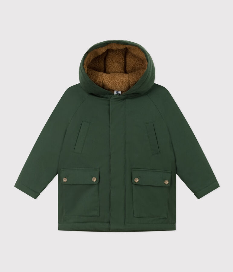 Parka voor jongens/meisjes groen