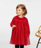 Robe manches longues bi-matière bébé fille rouge TERKUIT/jaune OR