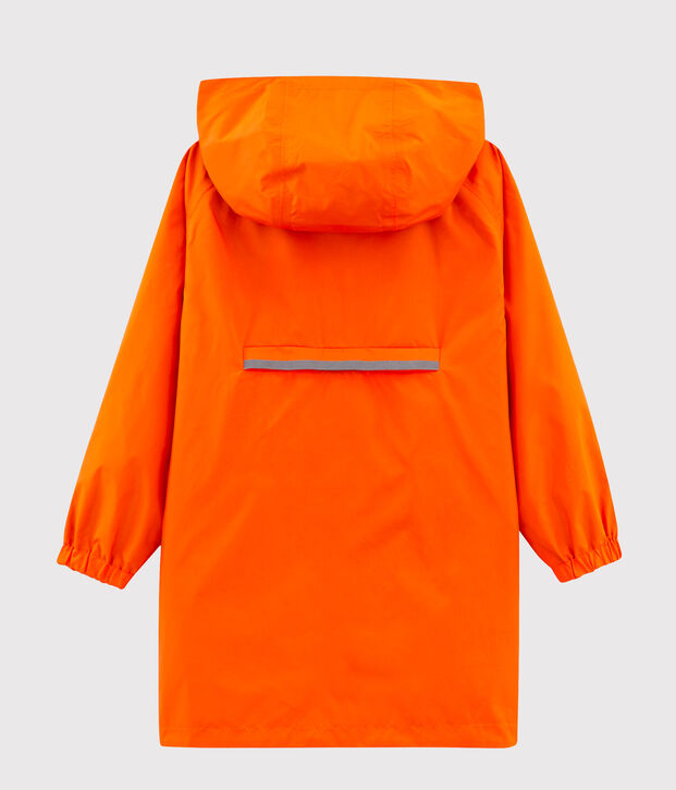 Omkeerbare uniseks windstopper voor kinderen oranje/blauw