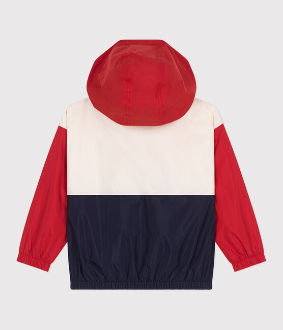 Coupe-vent enfant avec capuche rétractable blanc AVALANCHE/ MULTICO
