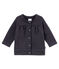 Vest in molton met glitters voor babymeisjes blauw SMOKING/geel DORE