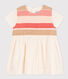 Robe manches courtes bébé à smocks