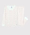 Pyjama snugfit Paris en coton enfant blanc MARSHMALLOW/rouge PEPS
