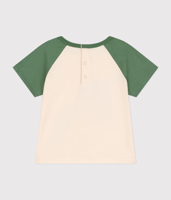 T-shirt van dunne jersey met korte mouwen voor baby's AVALANCHE/ PALMERAIE