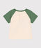 T-shirt van dunne jersey met korte mouwen voor baby's AVALANCHE/ PALMERAIE