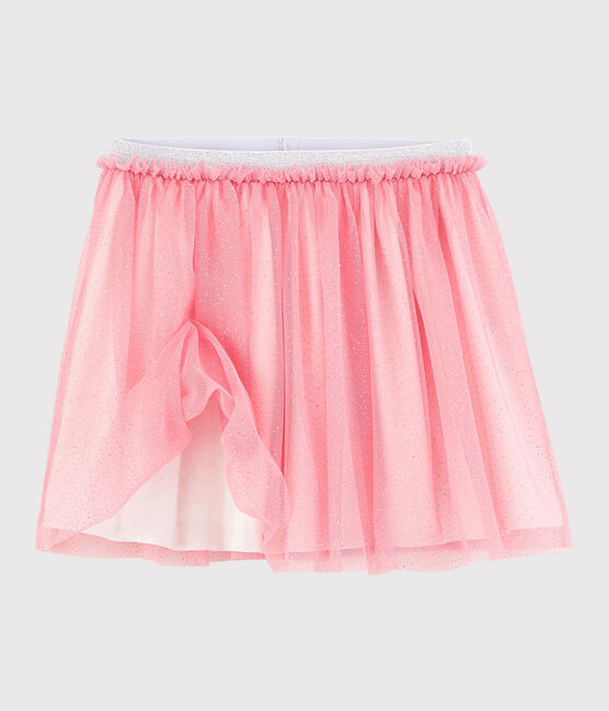 Rok van tule met lovertjes voor meisjes roze GRETEL/grijs ARGENT