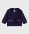 Effen katoenen cardigan vest met knopen SOIR
