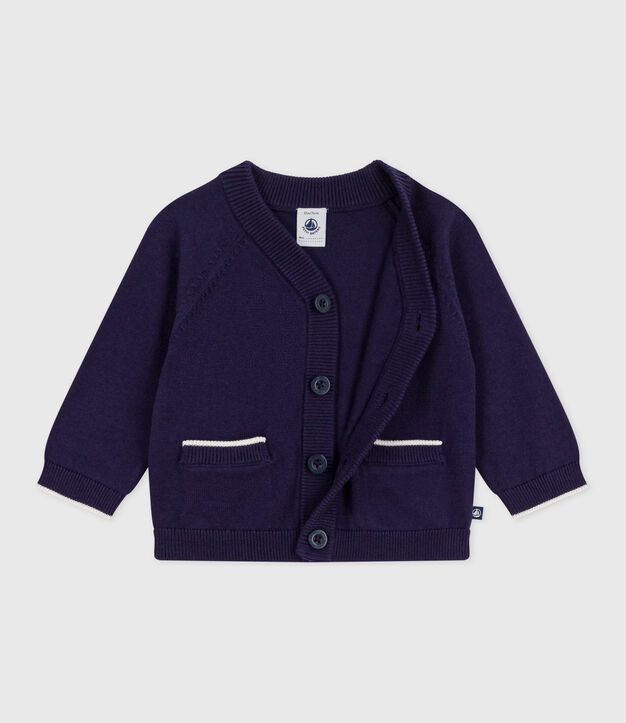 Effen katoenen cardigan vest met knopen SOIR