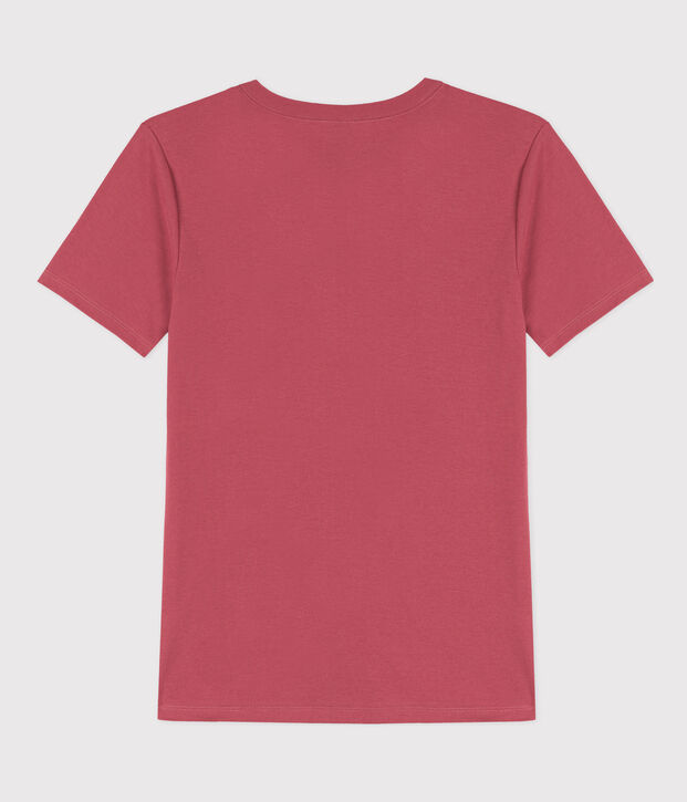 Tee-shirt L'ICONIQUE col rond en coton Femme rose