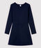 Robe en tubique matelassé Femme bleu SMOKING