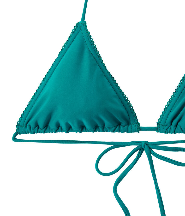 Maillot de bain femme 2 pi&egrave;ces uni vert VERDE