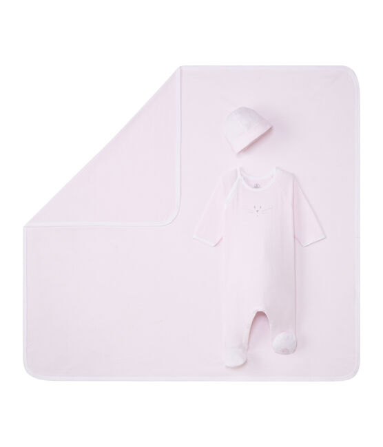 Lot cadeau bébé mixte en côte 1x1 variante 2