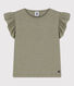 Tee-shirt manches courtes en coton enfant fille