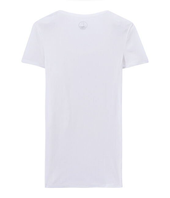 Licht katoenen dames-T-shirt wit LAIT