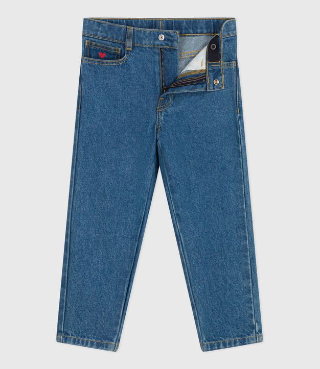 Kinderbroek van denim blauw
