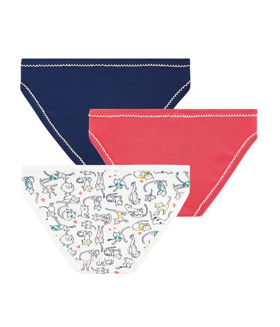 Trio de culottes petite fille variante 1