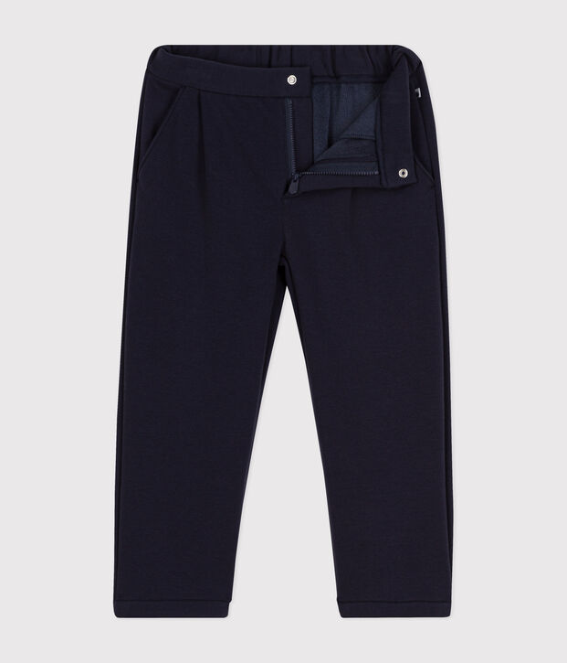 Pantalon chaud enfant gar&ccedil;on. bleu marine