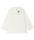Blouse manches longues bébé fille unie