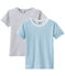 Lot de 2 t-shirts garçon manches courtes blanc LOT