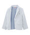 Jongensblazer blauw FONTAINE/wit MARSHMALLOW
