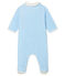 Dors bien bébé garçon en velours bleu TOUDOU