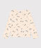 Tee-shirt manches longues en coton imprimé fleuri enfant fille blanc AVALANCHE/ MULTICO