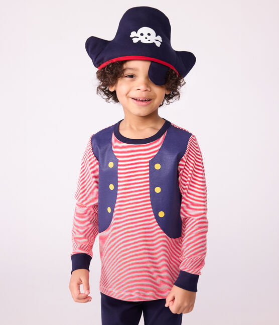 Pyjama déguisement pirate enfant en coton bleu SOIR/ MULTICO