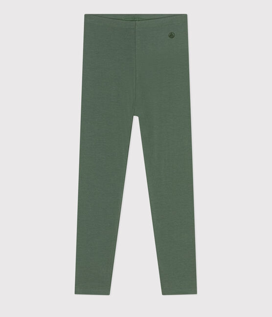 Legging van jersey en elastaan voor meisjes groen CROCO