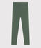 Legging van jersey en elastaan voor meisjes groen CROCO