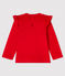 Blouse manches longues bébé fille rouge TERKUIT