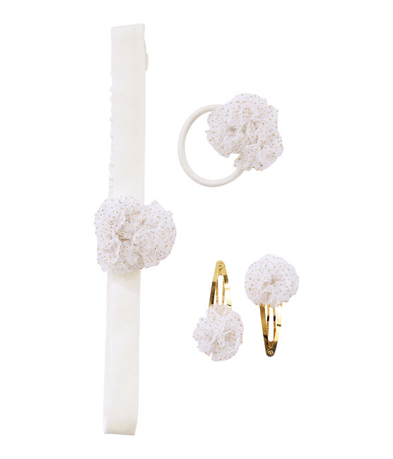 Haaraccessoireset wit MARSHMALLOW/geel DORE