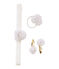 Haaraccessoireset wit MARSHMALLOW/geel DORE