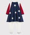 Katoenen verkleed-superbabypyjama rood TERKUIT/wit MARSHMALLOW