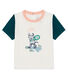 Tee-shirt manches courtes à motif bébé garçon