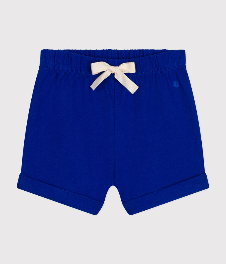 Babyshort van lichte jersey blauw