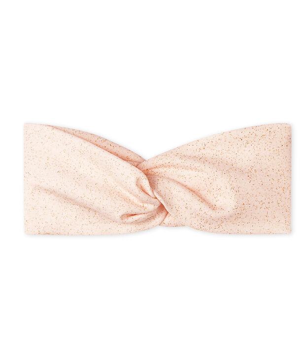 Bandeau b&eacute;b&eacute; fille rose/jaune