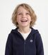 Katoenen sweatshirt met capuchon en rits voor kinderen