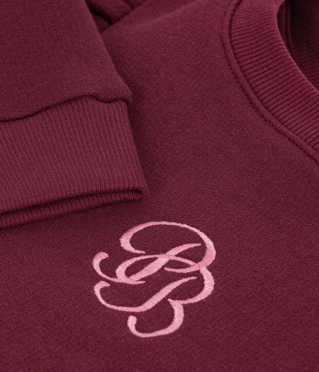 Effen katoenen sweatshirt voor kinderen TRUFFE