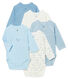Set van 5 rompertjes pasgeborenen lange mouwen baby