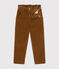 Pantalon en velours enfant fille marron CUIVRE