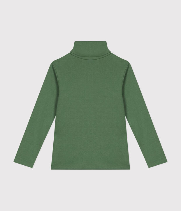 Katoenen coltruitje voor jongens/meisjes groen