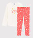 Pyjama étoiles petite fille en coton