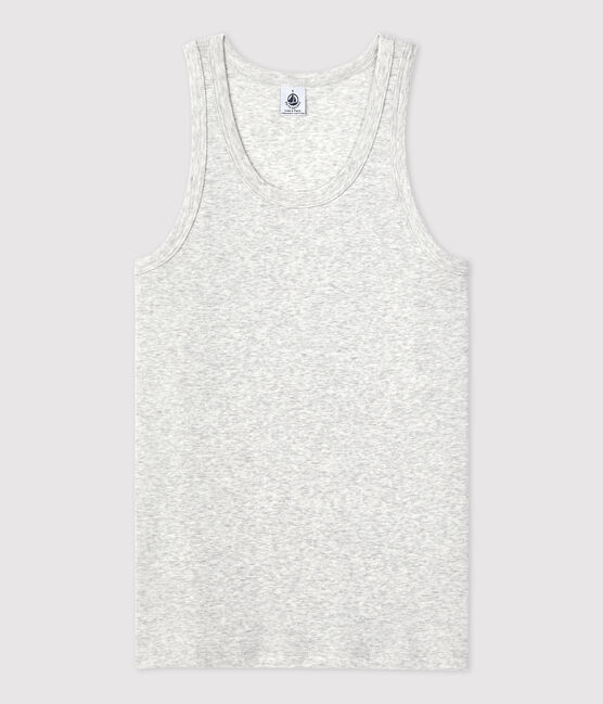 Iconische tanktop in katoen grijs BELUGA CHINE