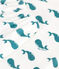 Pyjama short enfant en coton imprimé baleines vert MARSHMALLOW/ DRAGONFLY