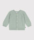 Cardigan en tricot de coton bébé