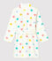 Robe de chambre cœurs multicolores petite fille en polaire blanc MARSHMALLOW/blanc MULTICO