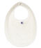 Bavoir bébé garçon imprimé blanc MARSHMALLOW/blanc MULTICO